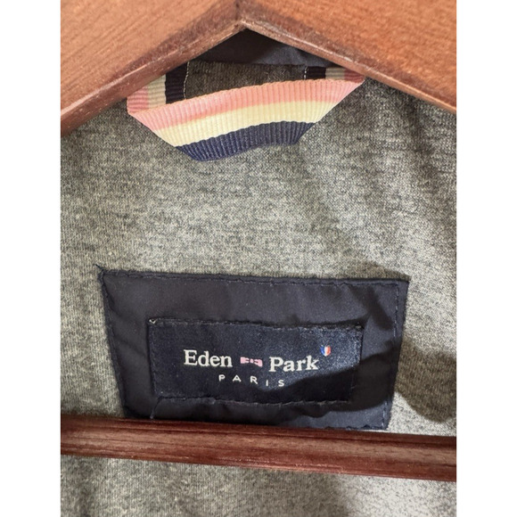 $395 Eden Park Paris Men’s Zip Through Bomber Coat Jacket Navy Quiet Luxury - Picture 5 of 15